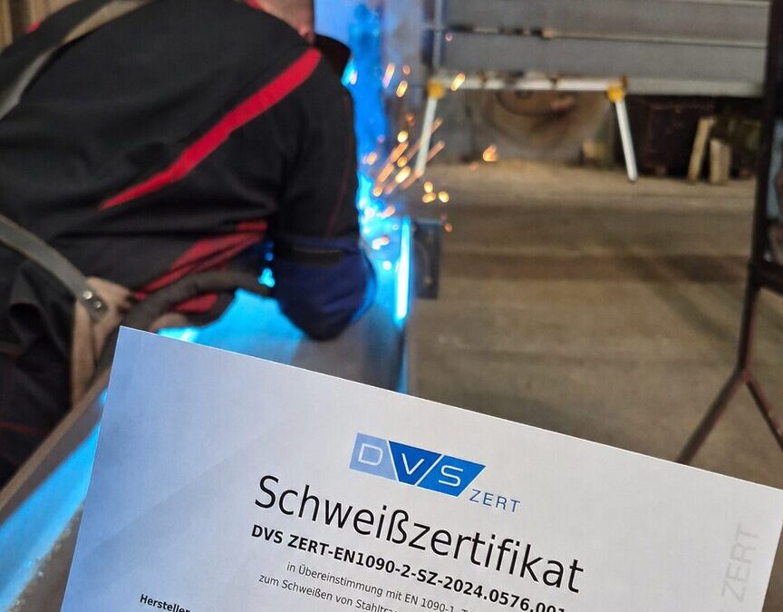 Zertifizierter Stahlbau: Gillig und Keller erfüllt weiterhin höchste Schweißstandards